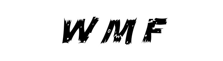 WoodCut Italic  Free Fonts Download