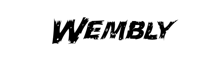 WoodCut Italic  Free Fonts Download