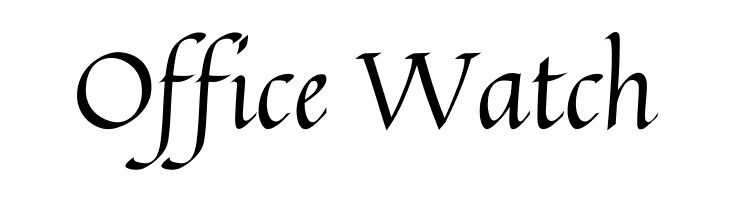 Office%2BWatch Quintessential Font