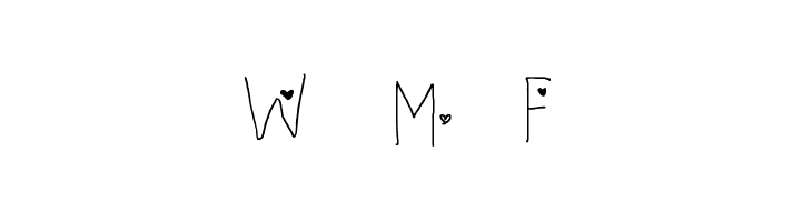 LC Look With Your Heart  Free Fonts Download