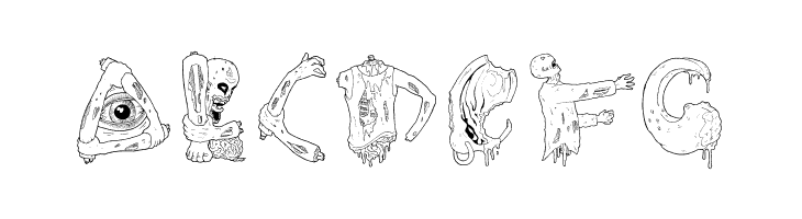 zombie party  Free Fonts Download