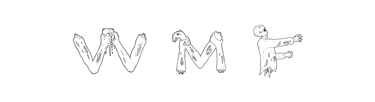 zombie party  Free Fonts Download