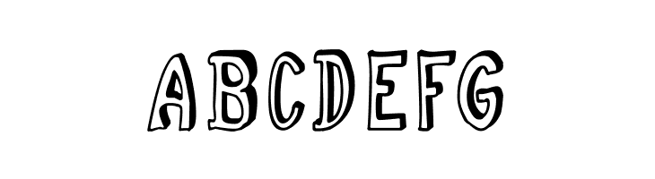 abc 3D  Free Fonts Download