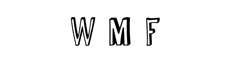 abc 3D  Free Fonts Download