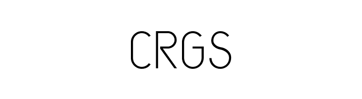 CRGS CapsuulaRegular Font