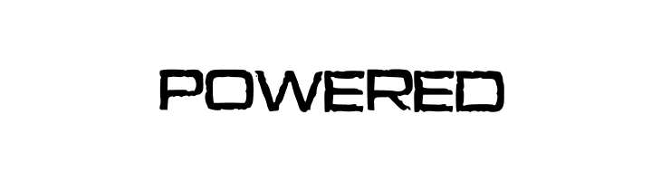 POWERED HeavyBomb Font
