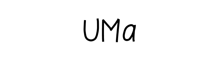 UMa HomegirlWroteIt Font