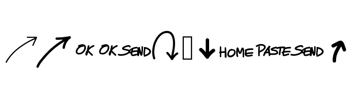 PWNewArrows  Free Fonts Download