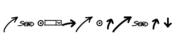 PWNewArrows  Free Fonts Download