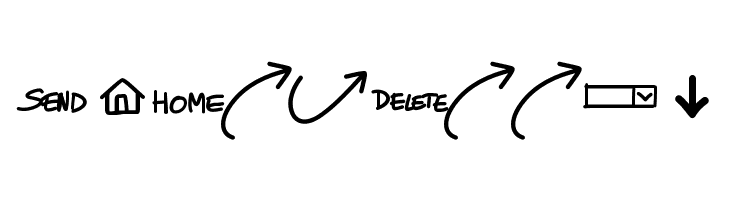 PWNewArrows  Free Fonts Download