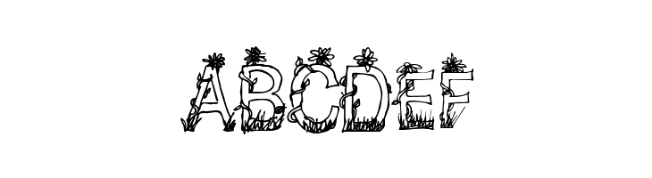 CF Plants and Flowers Regular  Free Fonts Download