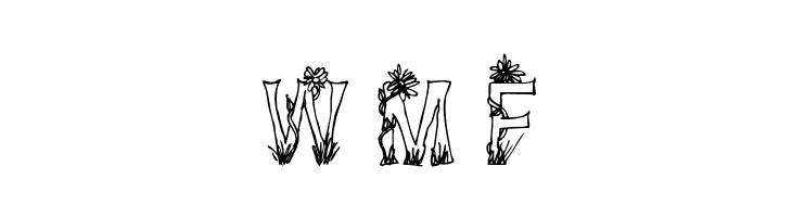 CF Plants and Flowers Regular  Free Fonts Download