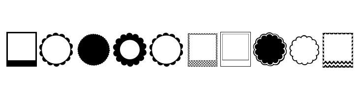 KG Flavor and Frames Three  Free Fonts Download