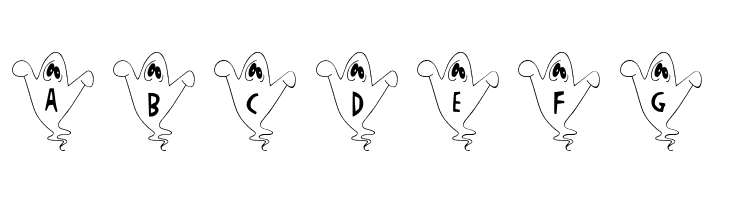 JLR Alphabata BOO!  Free Fonts Download