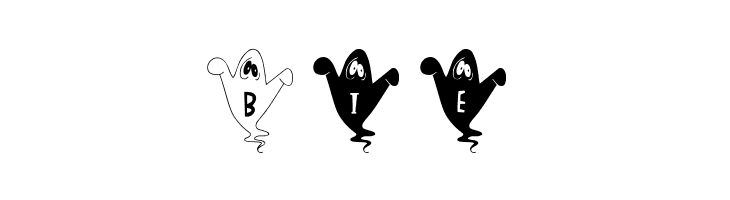 JLR Alphabata BOO!  Free Fonts Download