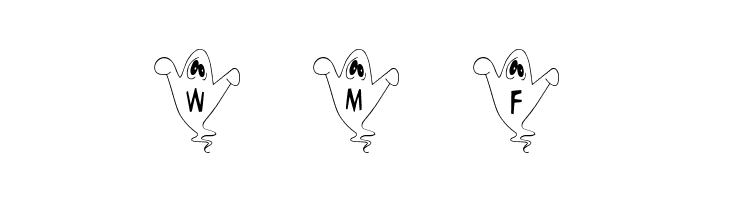 JLR Alphabata BOO!  Free Fonts Download