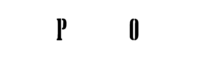 Hand Printing Press Stencil_demo  Free Fonts Download