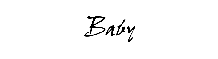 Baby Sumibrush Font
