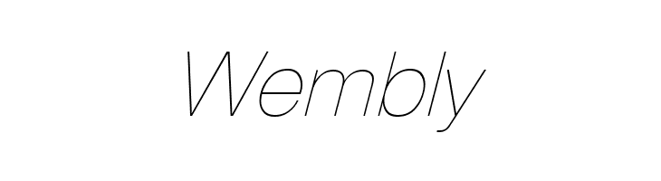 Partridge Thin Oblique  Free Fonts Download