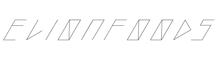 slantedITALICshift-Thin  Free Fonts Download