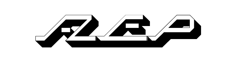 MEGA SLANT LINE 3D  Free Fonts Download