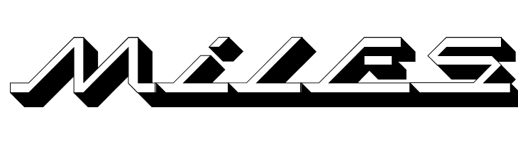 MEGA SLANT LINE 3D  Free Fonts Download