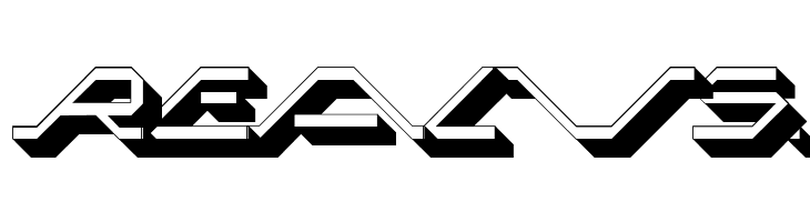 MEGA SLANT LINE 3D  Free Fonts Download