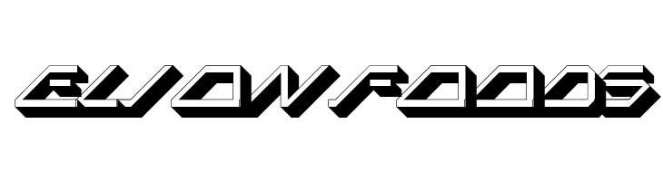 MEGA SLANT LINE 3D  Free Fonts Download