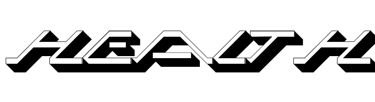 MEGA SLANT LINE 3D  Free Fonts Download