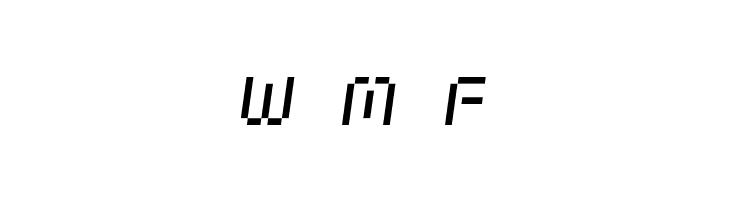 webpixelbitmap-Italic  Free Fonts Download