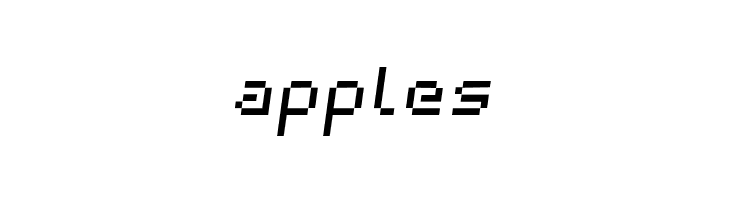 webpixelbitmap-Italic  Free Fonts Download