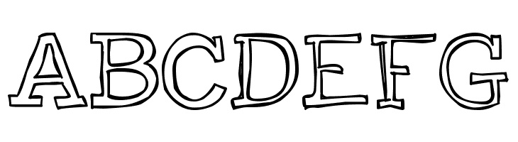 Just an Outty  Free Fonts Download