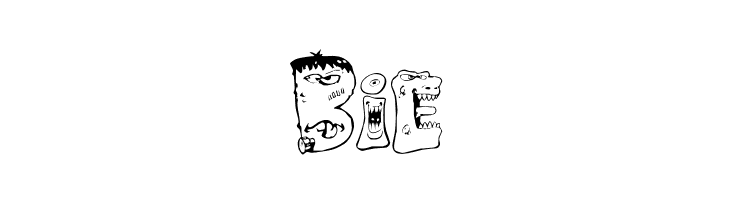 Scary Monsters  Free Fonts Download