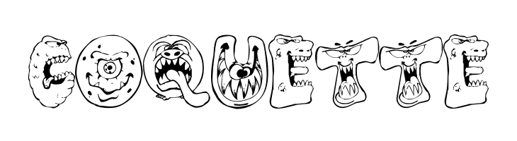Scary Monsters  Free Fonts Download