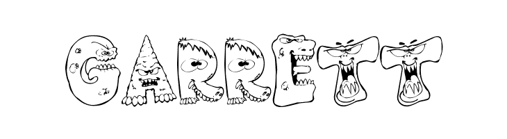 Scary Monsters  Free Fonts Download