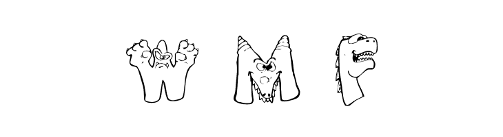 Scary Monsters  Free Fonts Download