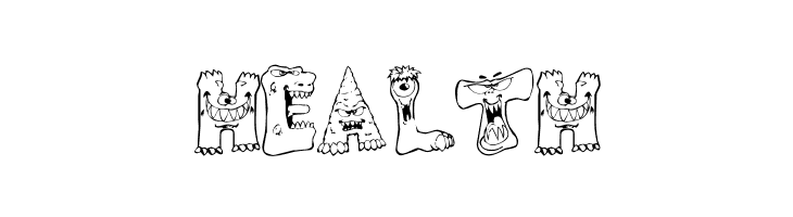 Scary Monsters  Free Fonts Download