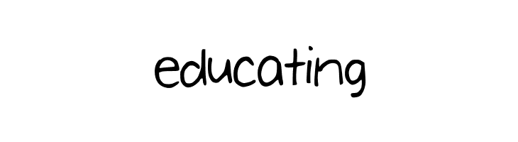 educating ElsiesFont Font