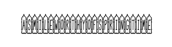 JI Picket Fence  Free Fonts Download