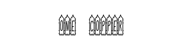 JI Picket Fence  Free Fonts Download