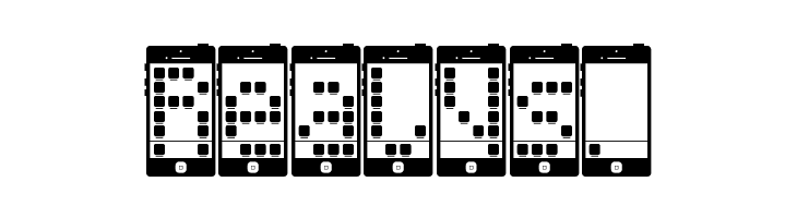 I Phone, You Phone Regular  Free Fonts Download