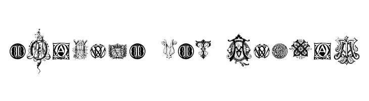 Intellecta Monograms Random Samples Nine  Free Fonts Download