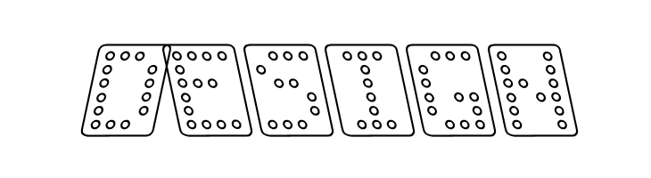 Domino bred kursiv omrids  Free Fonts Download