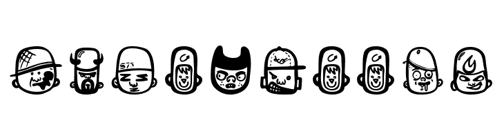 teubéHat  Free Fonts Download