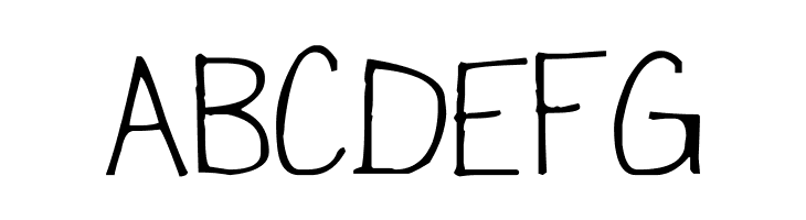 abby's hand  Free Fonts Download