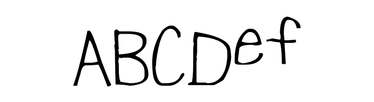 abby's hand  Free Fonts Download