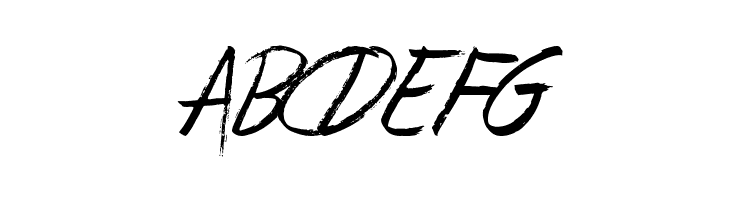 ABCDEFG Spring Cleaning Font