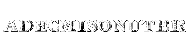 Eingraviert Beveled  Free Fonts Download