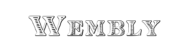 Eingraviert Beveled  Free Fonts Download