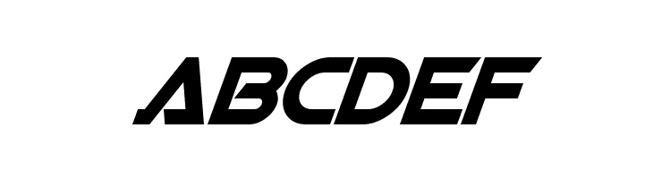 Viper Squadron Solid Italic  Free Fonts Download